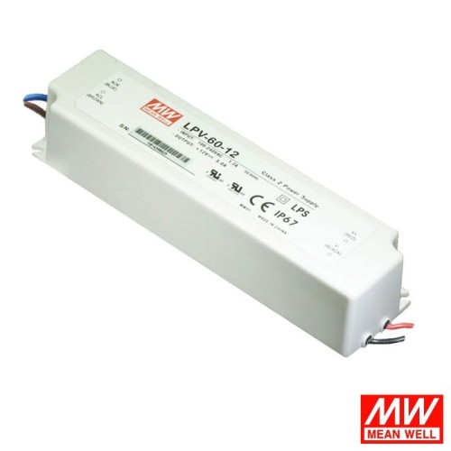 Zasilacz LED MEAN WELL 60W wodoodporny IP67 